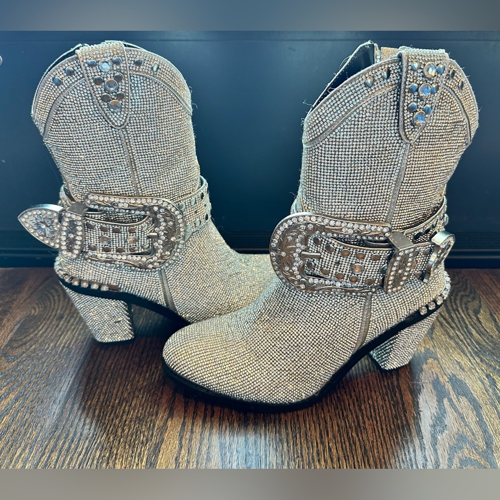 Sheriff Shine Rhinestone Cowboy boots